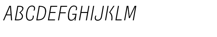 Quartal Extended Light Italic Font UPPERCASE