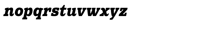 Quatie Condensed Extra Bold Italic Font LOWERCASE