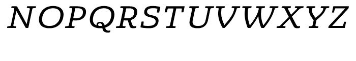 Quatie Expanded Medium Italic Font UPPERCASE