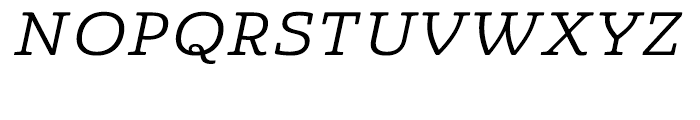 Quatie Expanded Regular Italic Font UPPERCASE