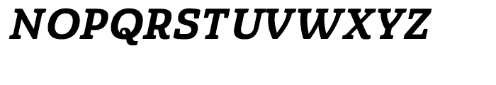 Quatie Normal Bold Italic Font UPPERCASE