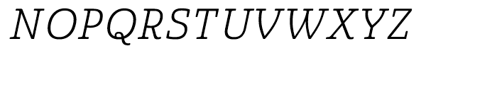 Quatie Normal Book Italic Font UPPERCASE