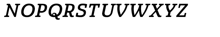 Quatie Normal Demi Italic Font UPPERCASE