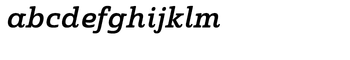 Quatie Normal Demi Italic Font LOWERCASE