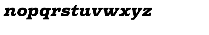 Quatie Normal Extra Bold Italic Font LOWERCASE
