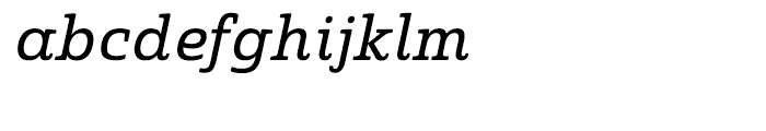 Quatie Normal Medium Italic Font LOWERCASE