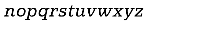 Quatie Normal Medium Italic Font LOWERCASE