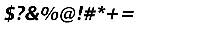 Qubo Bold Italic Font OTHER CHARS