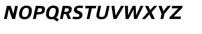 Qubo Bold Italic Font UPPERCASE