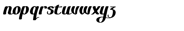 Quean Bold Font LOWERCASE