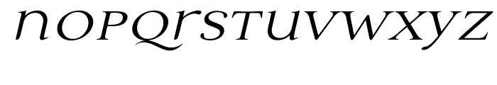 Questal Italic Font LOWERCASE