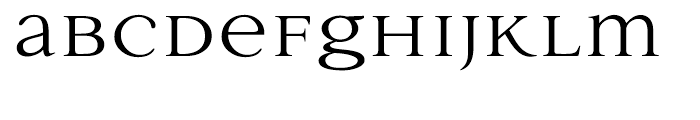Questal Regular Font LOWERCASE