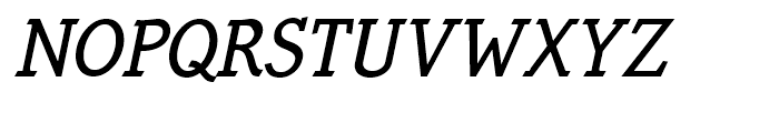 Quick Type Medium Italic Font UPPERCASE