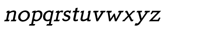 Quick Type Medium Italic Font LOWERCASE