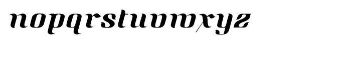 Quidic Italic Font LOWERCASE