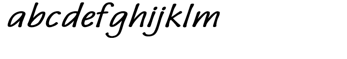 Quiffed Bold Expand Oblique Font LOWERCASE