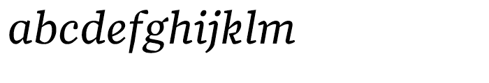 Quiosco Italic Font LOWERCASE