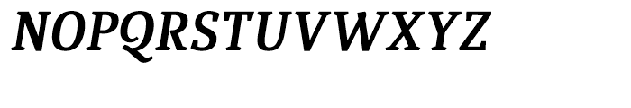 Quiroga Serif Pro Bold Italic Font UPPERCASE