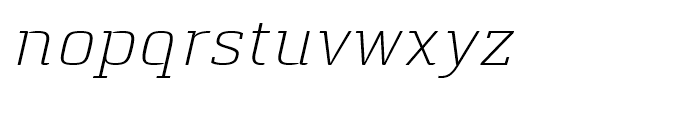 Quitador Light Italic Font LOWERCASE