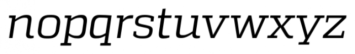 Quadon Italic Font LOWERCASE