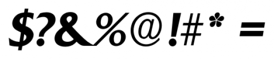 Quadrat Serial Medium Italic Font OTHER CHARS