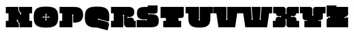 Quadratish Serif Black Font LOWERCASE
