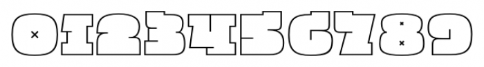 Quadratish Serif Thin Font OTHER CHARS