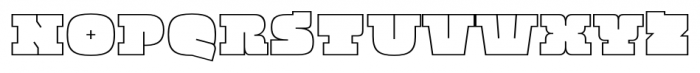 Quadratish Serif Thin Font UPPERCASE