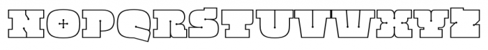 Quadratish Serif Thin Font LOWERCASE