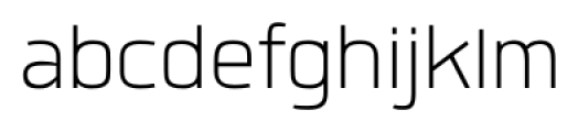 Quan Light Font LOWERCASE