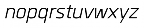 Quan SemiLight Italic Font LOWERCASE