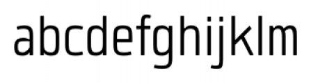 Quan Slim SemiLight Font LOWERCASE