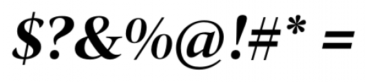 Quant Bold Italic Font OTHER CHARS