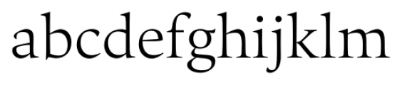 Quant Light Font LOWERCASE