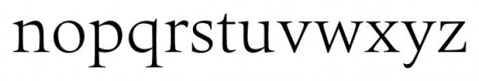 Quant Light Font LOWERCASE