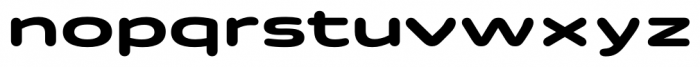 Quantum Rounded Bold Font LOWERCASE