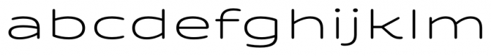 Quantum Rounded Light Font LOWERCASE