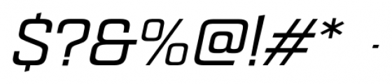 Quarca Ext Regular Italic Font OTHER CHARS