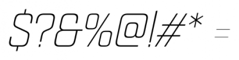 Quarca Norm Light Italic Font OTHER CHARS