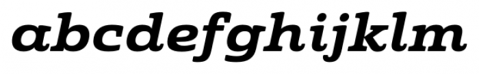 Quatie Ext Bold Italic Font LOWERCASE