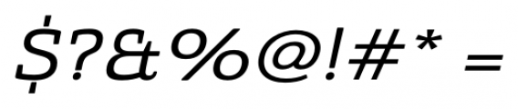 Quatie Ext Medium Italic Font OTHER CHARS