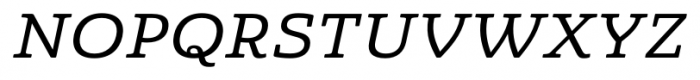 Quatie Ext Medium Italic Font UPPERCASE