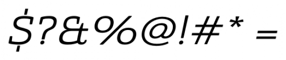 Quatie Ext Regular Italic Font OTHER CHARS