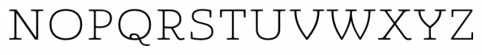 Quatie Ext Thin Font UPPERCASE