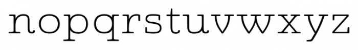 Quatie Ext Thin Font LOWERCASE