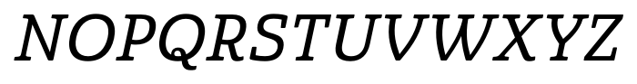Quatie Norm Medium Italic Font UPPERCASE