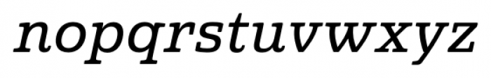 Quatie Norm Medium Italic Font LOWERCASE