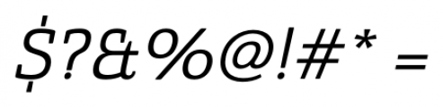Quatie Norm Regular Italic Font OTHER CHARS