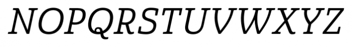 Quatie Norm Regular Italic Font UPPERCASE