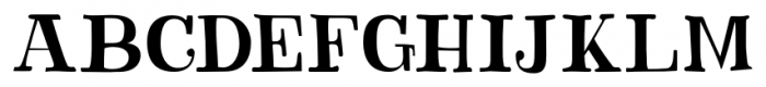 Quatrain Regular Font LOWERCASE